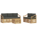 Sofasæt Massivt Akacietræ