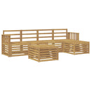 Udendørs sofagruppe 6 pcs Hvid 59 x 59 x 37 cm