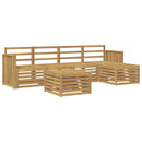 Udendørs sofagruppe 6 pcs Hvid 59 x 59 x 37 cm
