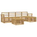 Udendørs sofagruppe 6 pcs Hvid 59 x 59 x 37 cm