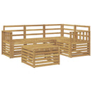 Udendørs sofagruppe 5 pcs Hvid 59 x 59 x 37 cm