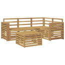 Udendørs sofagruppe 5 pcs Hvid 59 x 59 x 37 cm