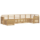 Udendørs sofagruppe 7 pcs Hvid