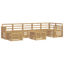 Udendørs sofagruppe 8 pcs Hvid 59 x 59 x 37 cm