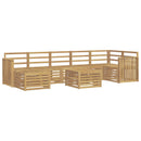 Udendørs sofagruppe 8 pcs Hvid 59 x 59 x 37 cm