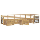 Udendørs sofagruppe 8 pcs Hvid 59 x 59 x 37 cm