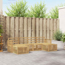 Udendørs sofagruppe 5 pcs Hvid 249 x 122,5 x 73 cm