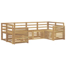 Udendørs sofagruppe 6 pcs Hvid 245 x 132,5 x 73 cm