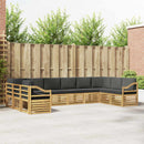 Sektionalsofa sæt 10 pcs Hvid og antracit 363 x 185,5 x 73 cm