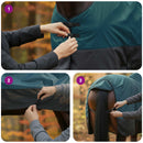 Hestetæppe Mørk Grøn og Sort 155 cm Polyester