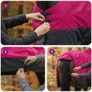Hestetæppe Pink og Sort 95 cm Polyester