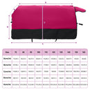 Hestetæppe Pink og Sort 165 cm Polyester