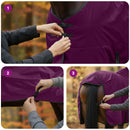 Hestetæppe Mørk Grøn og Sort 85 cm Polyester