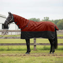 Hestetæppe Mørk Grøn og Sort 165 cm Polyester