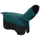Hestetæppe Mørk Grøn og Sort 135 cm Polyester