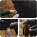 Hestetæppe Mørk Grøn og Sort 165 cm Polyester