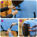 Hestetæppe Fuldt aqua 135 cm Polyester