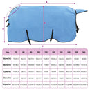 Hestetæppe Fuldt aqua 145 cm Polyester