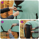 Hestetæppe Speciel grøn 145 cm Polyester