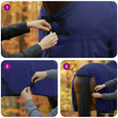 Hestetæppe Mørkeblå 165 cm Polyester
