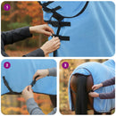Hestetæppe Fuldt aqua 85 cm Polyester