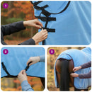 Hestetæppe Fuldt aqua 155 cm Polyester