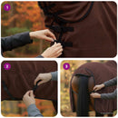 Hestetæppe Mørkebrun 145 cm Polyester