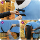 Hestetæppe Fuldt aqua 75 cm Polar fleece