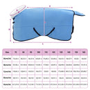 Hestetæppe Fuldt aqua 135 cm Polar fleece