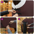 Hestetæppe Mørkebrun 95 cm Polar fleece