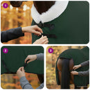Hestetæppe Mørkegrøn 85 cm Polar fleece