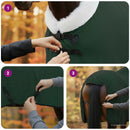 Hestetæppe Mørkegrøn 165 cm Polar fleece