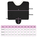 Hestetæppe Sort 95 cm Polar fleece