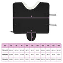 Hestetæppe Sort 125 cm Polar fleece