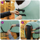 Hestetæppe Mørkegrøn 95 cm Polar fleece