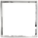 Plænekant 6 stk. 50 x 50 x 13 cm Rustfrit stål Sølv