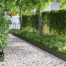Plænekanter 10 pcs Oliven grøn 103 x 0,05 x 22 cm Stål