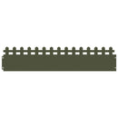 Plænekanter 30 pcs Oliven grøn 103 x 0,05 x 22 cm Stål