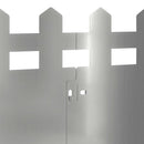 Plænekanter 20 pcs Sølv 103 x 0,05 x 22 cm Galvaniseret stål