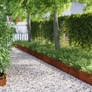 Plænekanter 30 pcs Rusten 103 x 0,05 x 22 cm Cortenstål