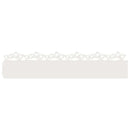 Plænekanter 30 pcs Hvid 103 x 0,05 x 22 cm Stål