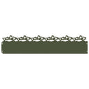 Plænekanter 30 pcs Oliven grøn 103 x 0,05 x 22 cm Stål