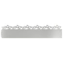 Plænekanter 20 pcs Sølv 103 x 0,05 x 22 cm Galvaniseret stål