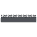 Plænekanter 30 pcs Antracit 103 x 0,05 x 22 cm Stål