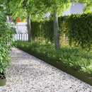 Plænekanter 10 pcs Oliven grøn 103 x 0,05 x 22 cm Stål