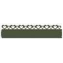Plænekanter 30 pcs Oliven grøn 103 x 0,05 x 22 cm Stål