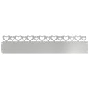 Plænekanter 20 pcs Sølv 103 x 0,05 x 22 cm Galvaniseret stål
