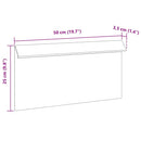 Sneglehegn 4 pcs Sølv 50 x 3,5 x 25 cm Rustfrit stål