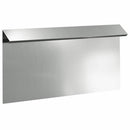 Sneglehegn Sølv 50 x 3,5 x 25 cm Galvaniseret stål