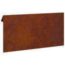 Sneglehegn 16 pcs Rusten 50 x 3,5 x 25 cm Cortenstål